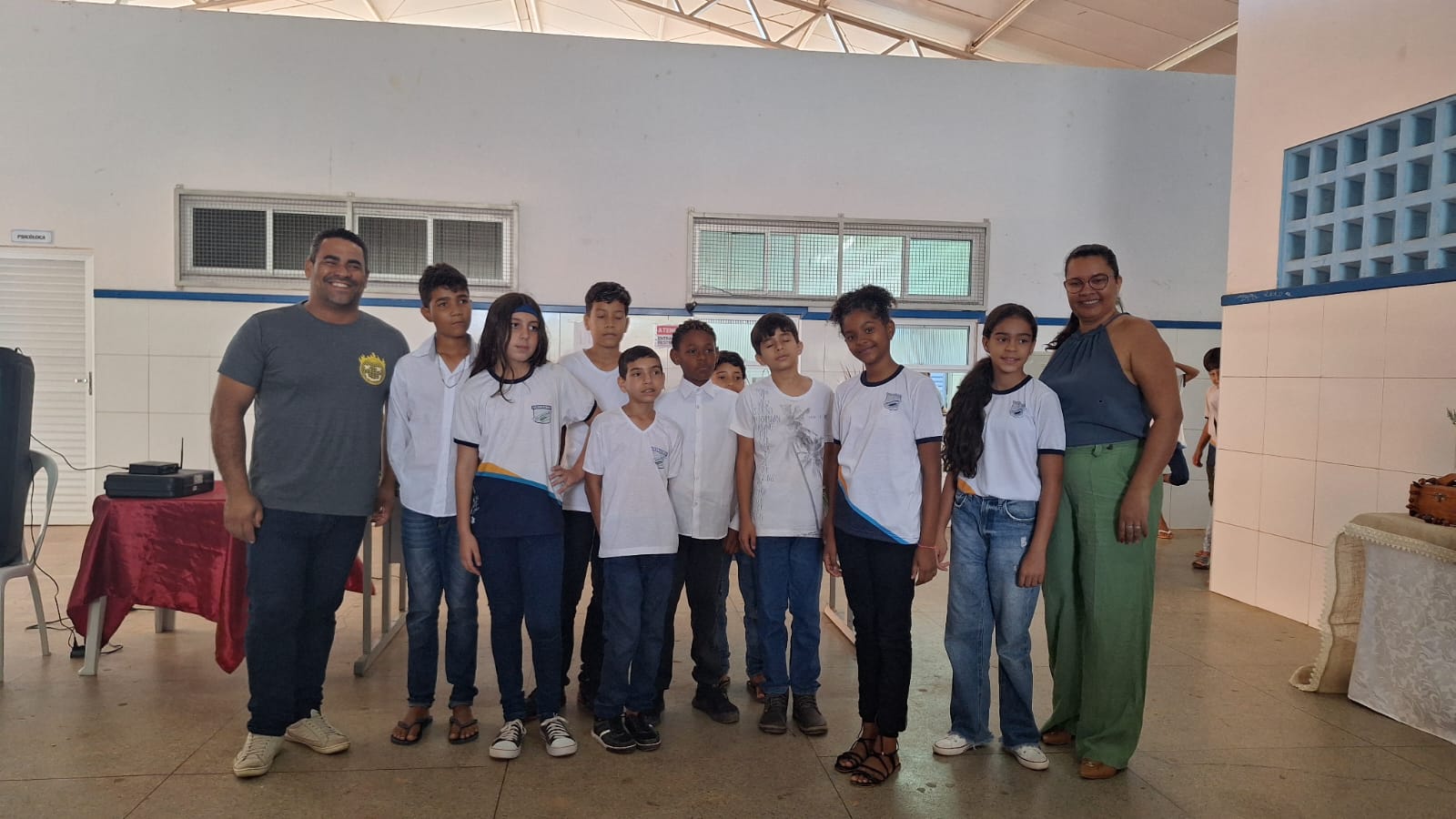Visita às escolas